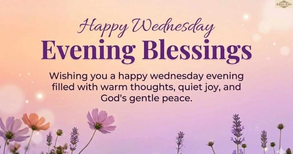 Relaxing Wednesday Evening Blessings to Brighten Your Midweek