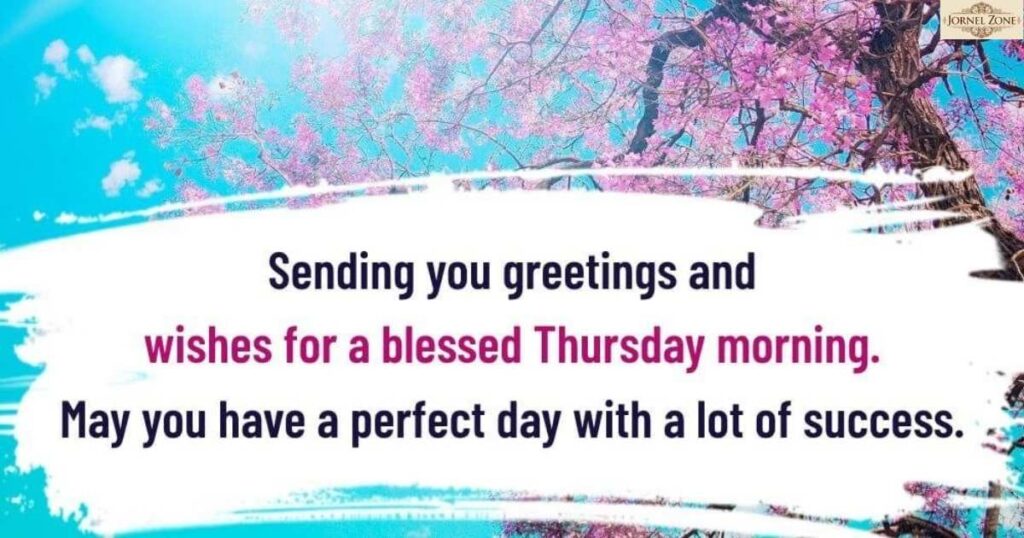 Good Morning Thursday Blessings