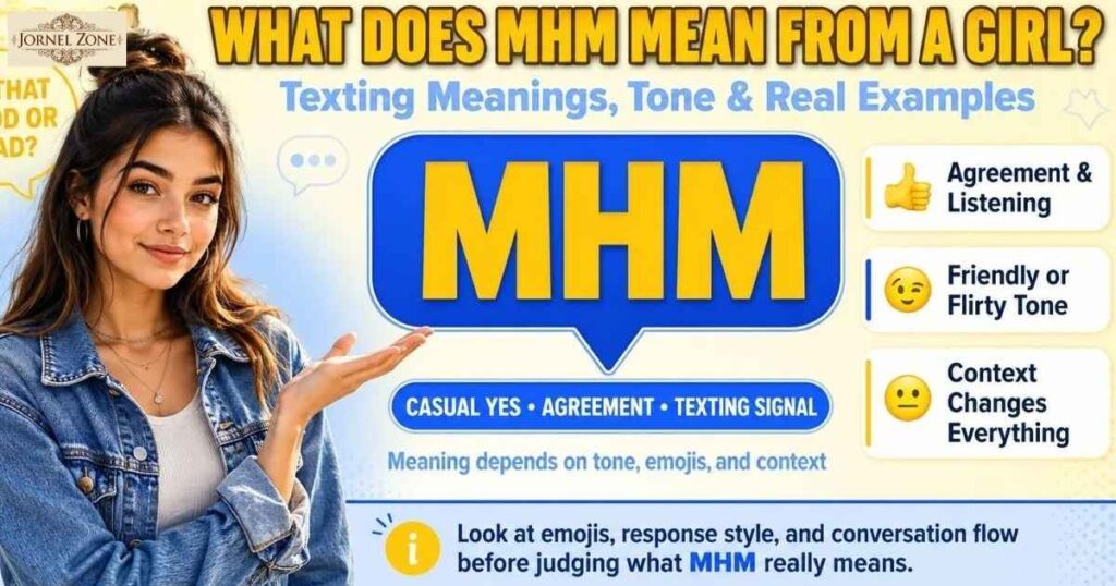 MHM Meaning in Text From a Girl
