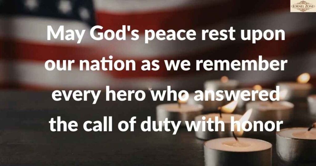 Memorial Day Prayer Blessings