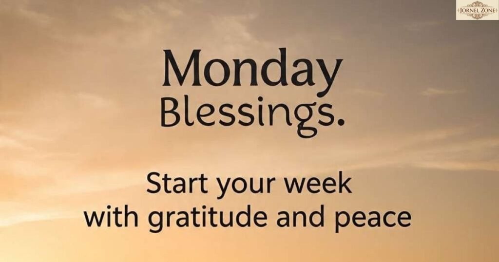 Positive Monday Blessings for Work