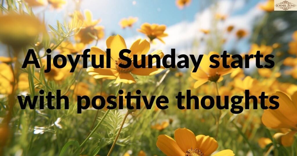 Short Good Morning Sunday Quotes
