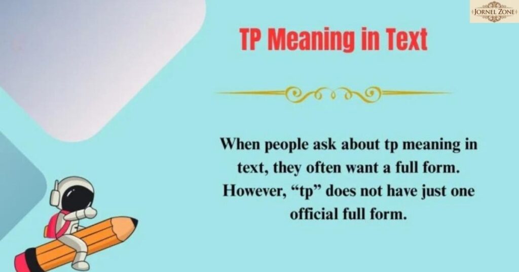 Different Meanings of TP in Other Fields